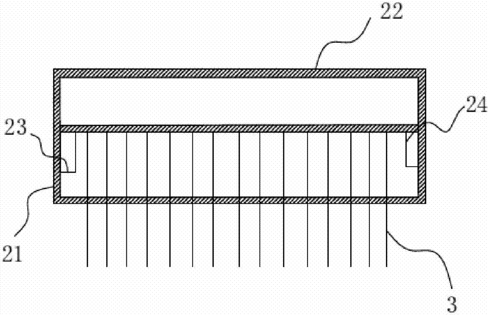 Retractable comb with switch