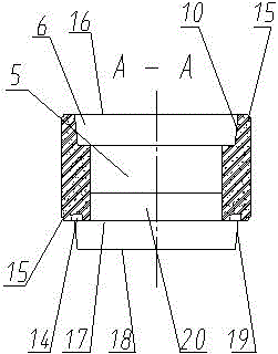 Corner brick for hollowed-out, self-centering, lock-jointed, anti-seismic wall bricks