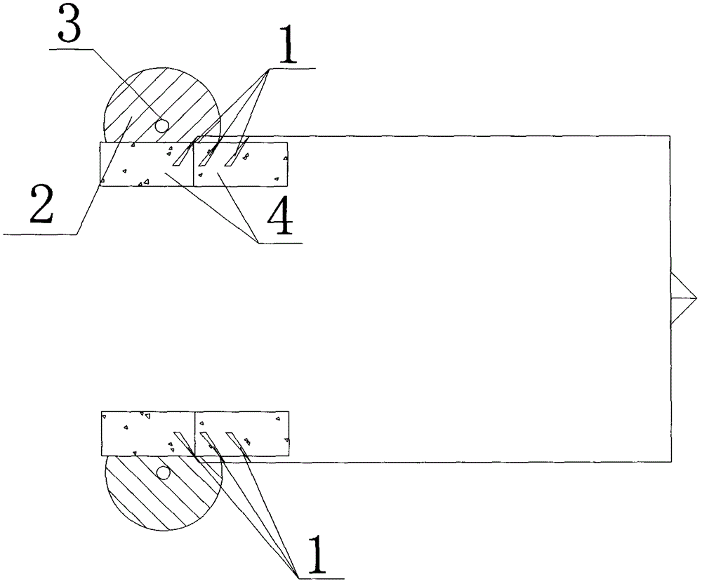 Shield tail brush replacement annular freezing reinforcing water seal structure and construction method thereof