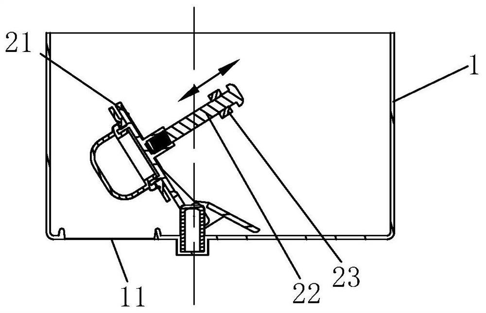 Closestool flushing method and device and closestool