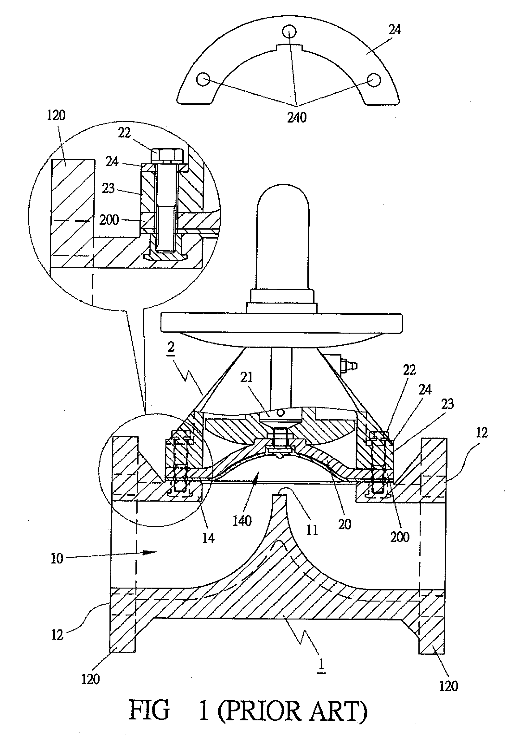 Valve for liquids