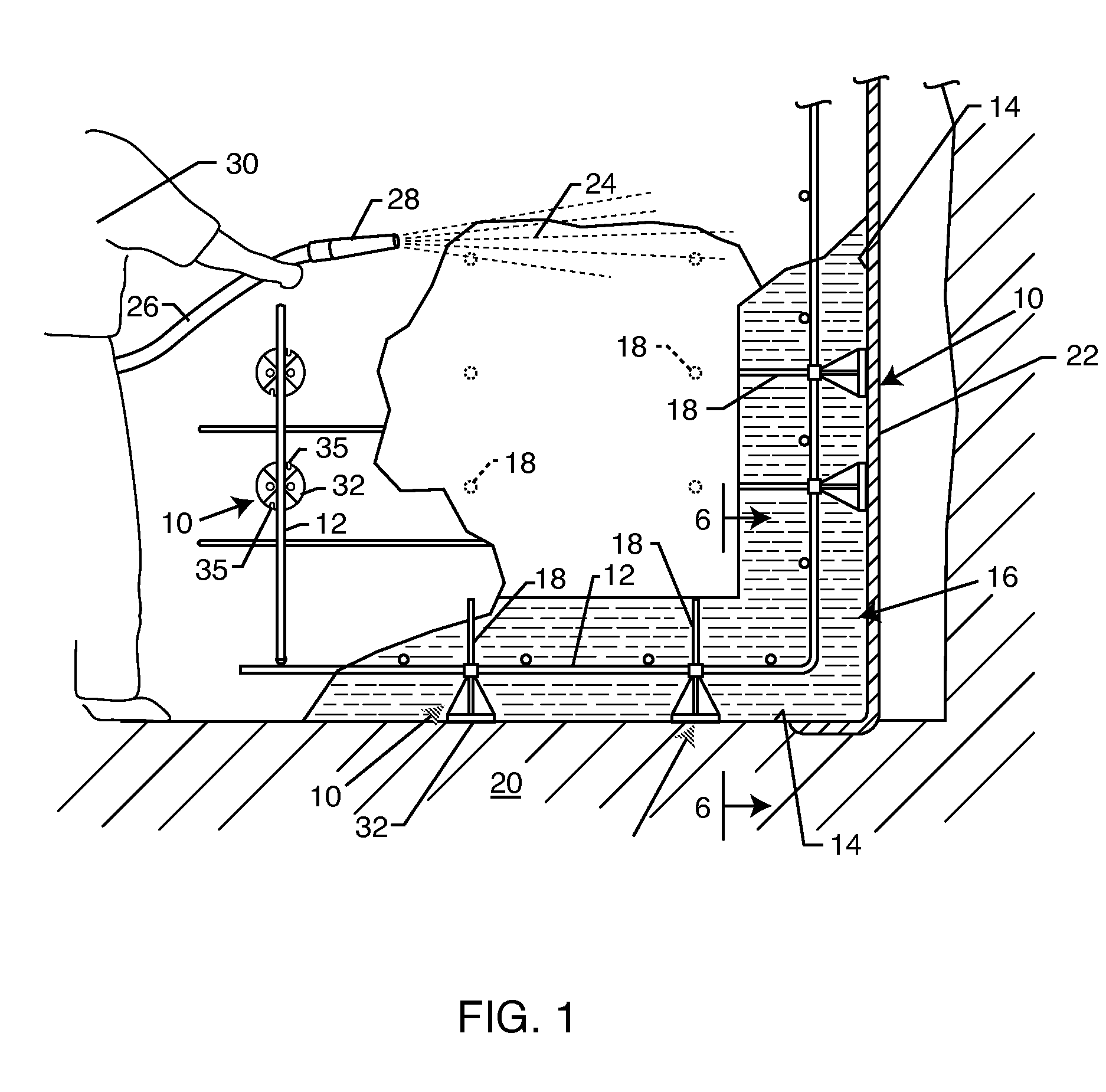 Rebar chair with depth gauge