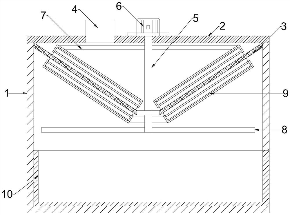 A bean flour milling device