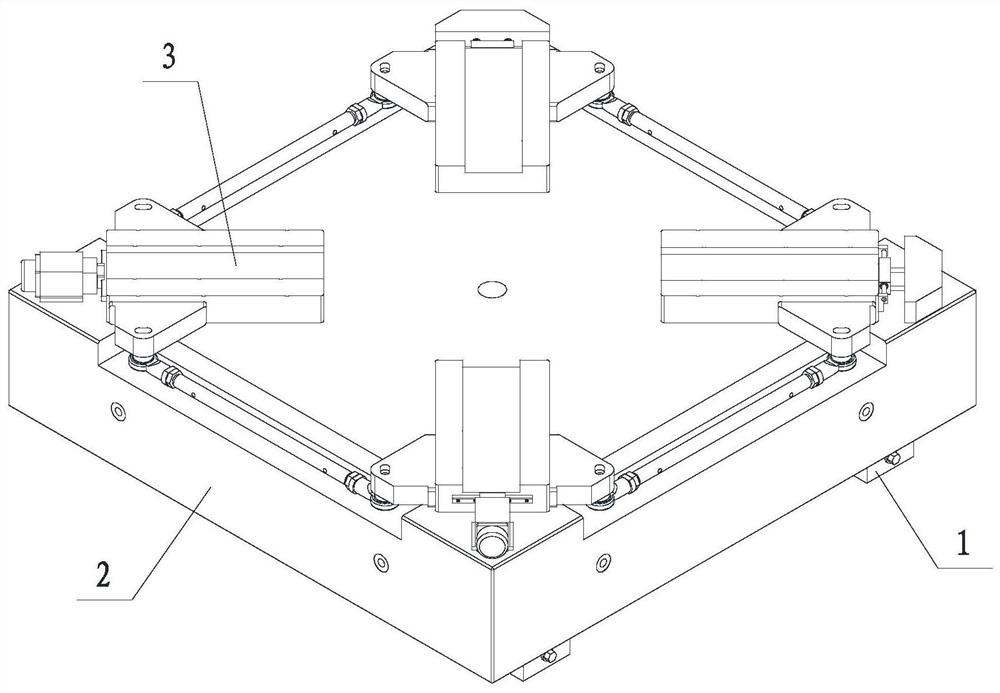 Air floatation automatic aligning device for large cylindricity instrument