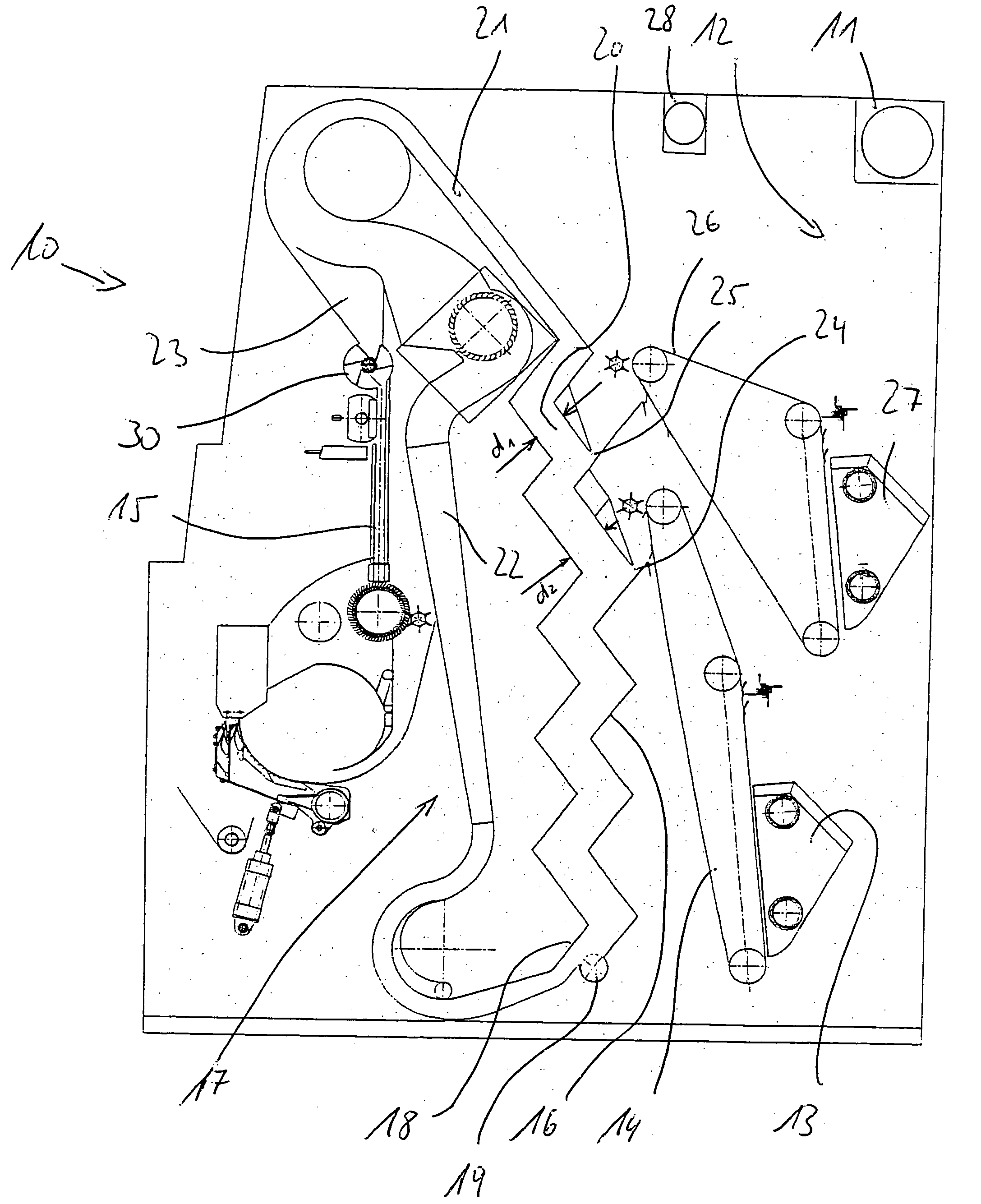 Method, in particular for feeding a cigarette strand machine as well as a distributor device, in particular for carrying out the method