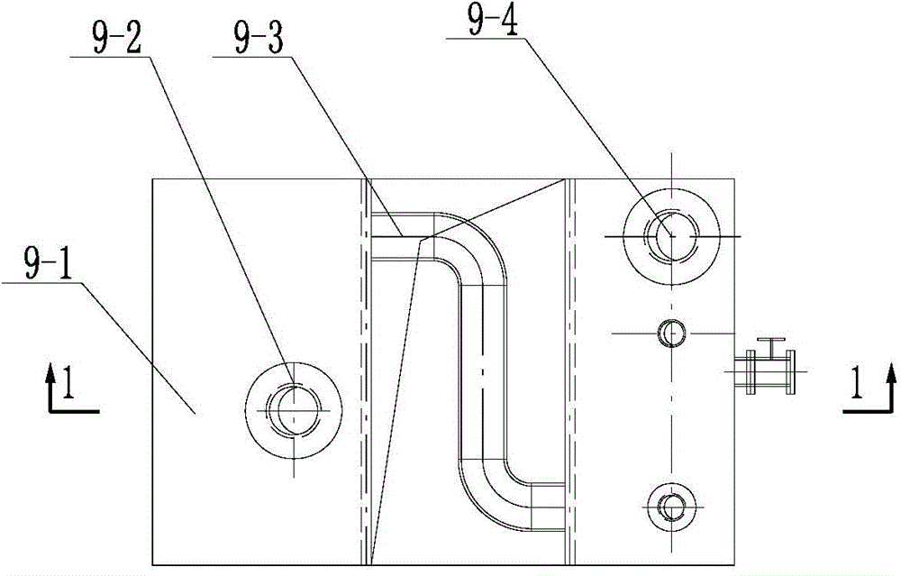 Large-flow sampling device for industrial flue gas particulate matters