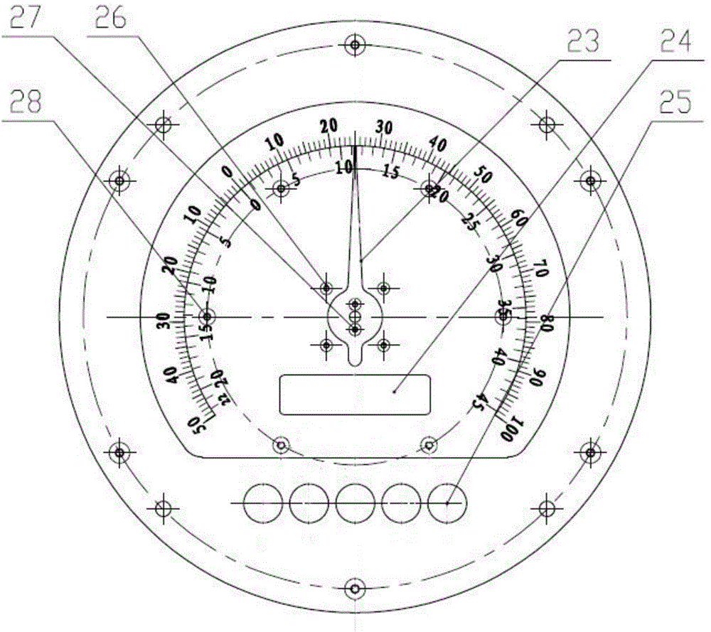 Double-display micrometer gauge and micrometer gauge pointer display control method