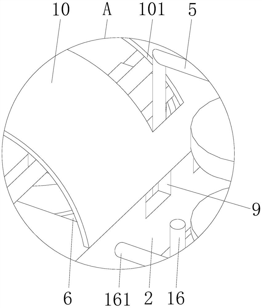 Rubber hose polishing device