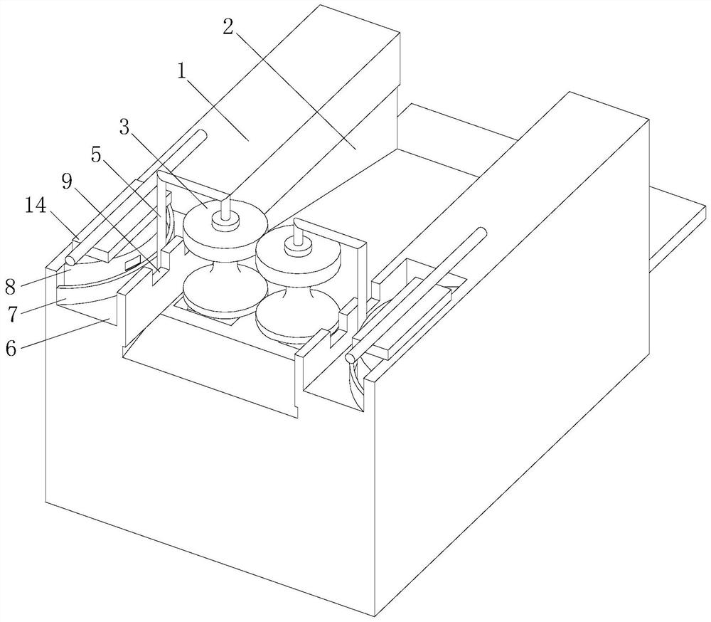 Rubber hose polishing device