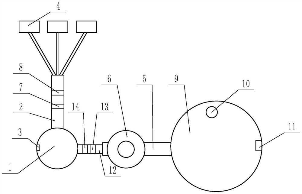 Aluminum oxide air compressor linkage air transmission device applied to lithium battery diaphragms and linkage method thereof