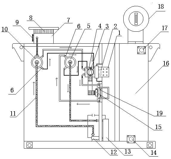 Water-free cooling energy-saving and environmentally-friendly high-power rectification system