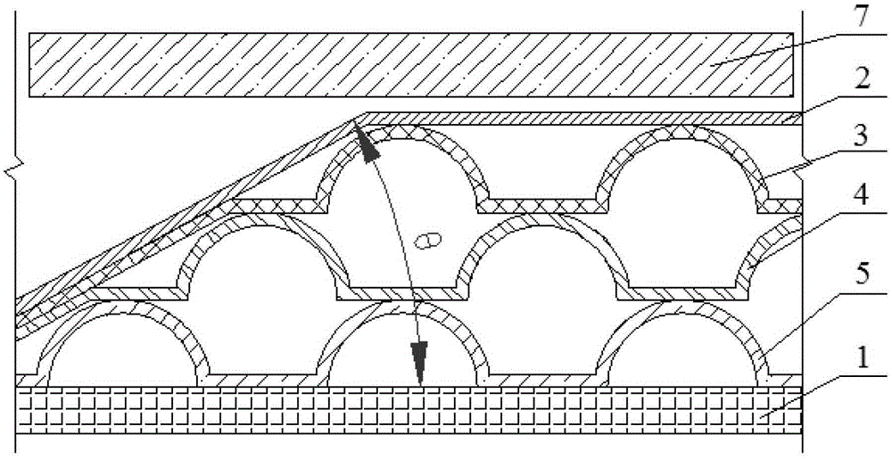 A kind of multi-layer bubbling foil dynamic pressure gas thrust bearing