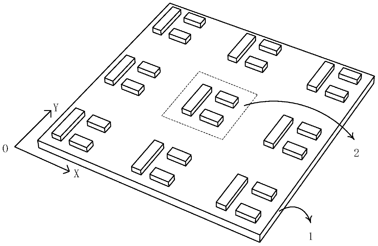 Tunable metamaterial polarizer and manufacturing method thereof