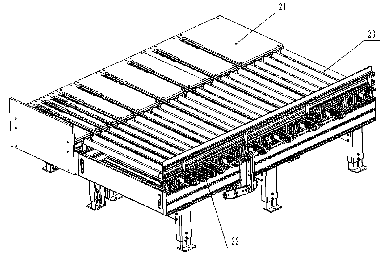 Intelligent automatic packaging line and method for customized furniture