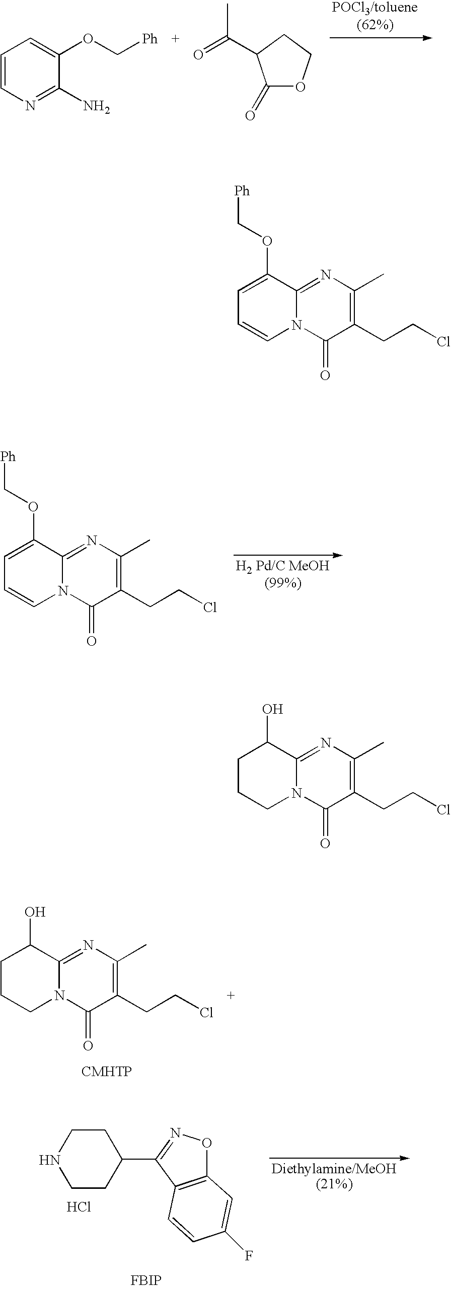 Process for the synthesis of 9-hydroxy risperidone (paliperidone)