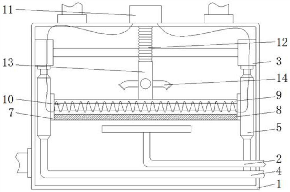 Settling tank for oil field sewage