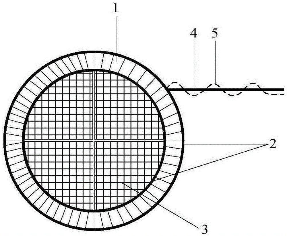 Piezoelectric ring excitation device for testing granular material shear wave velocity and indoor testing device