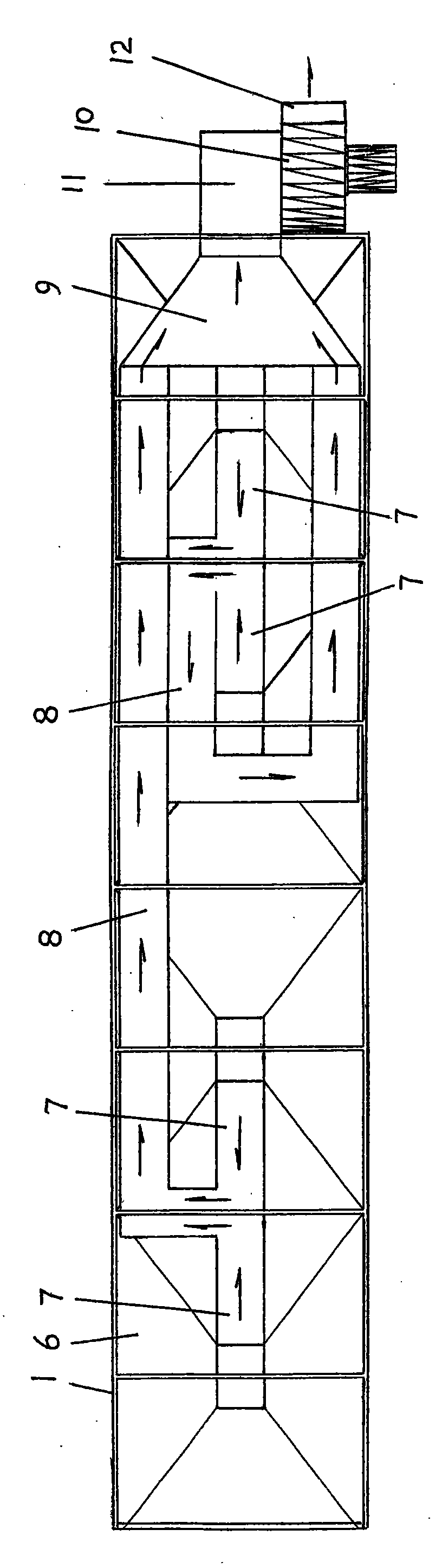 Multilayer multi-line nature-imitated synchronous withering device used for processing black tea