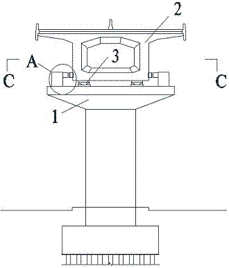 Bridge collision buffer seismic structure