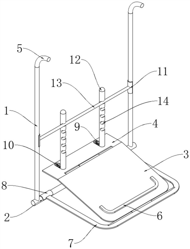 Multipurpose vehicle-mounted bracket fixed on vehicle roof