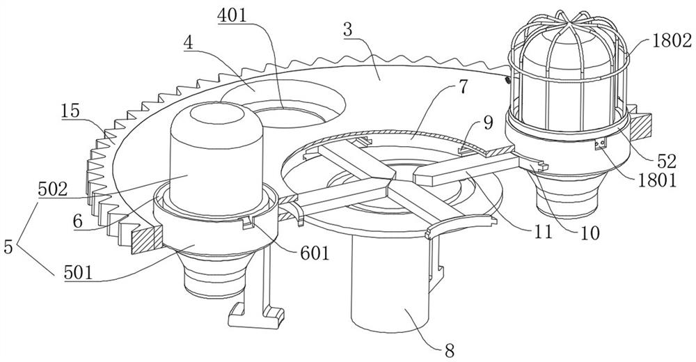 Optical device production, processing and packaging device and packaging method thereof