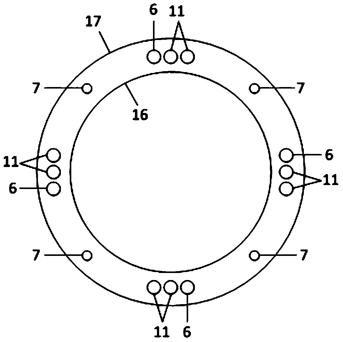 Auxiliary heating system of liquid heavy metal cooling natural circulating pool-type reactor