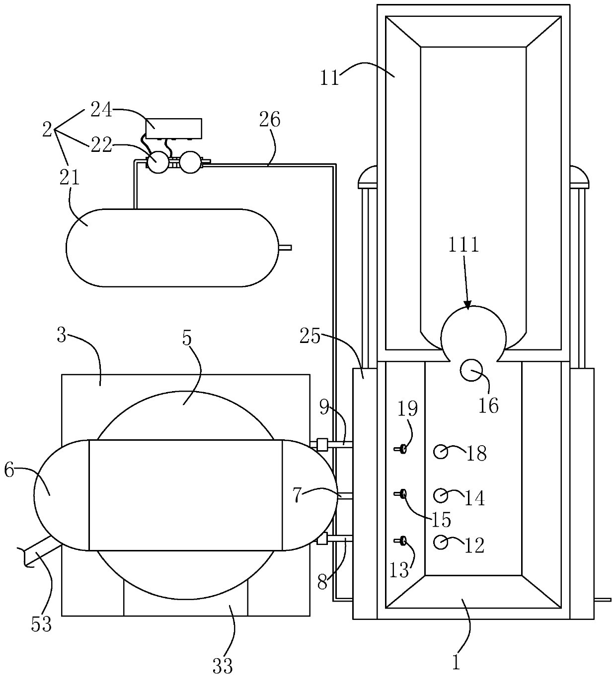 Medicine scalding fumigation therapy equipment