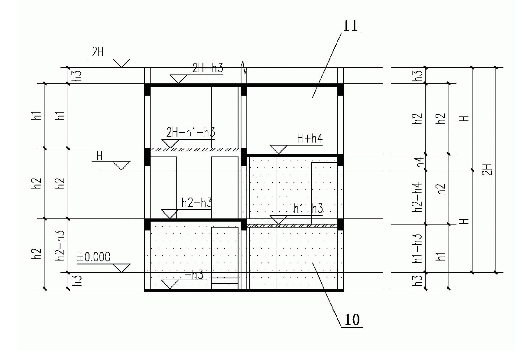 Upper-lower interactive space type building