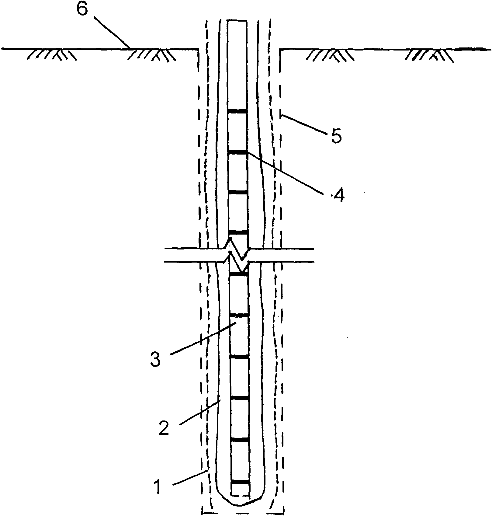 Slurry injection technique of sleeve valve tube of cloth bag