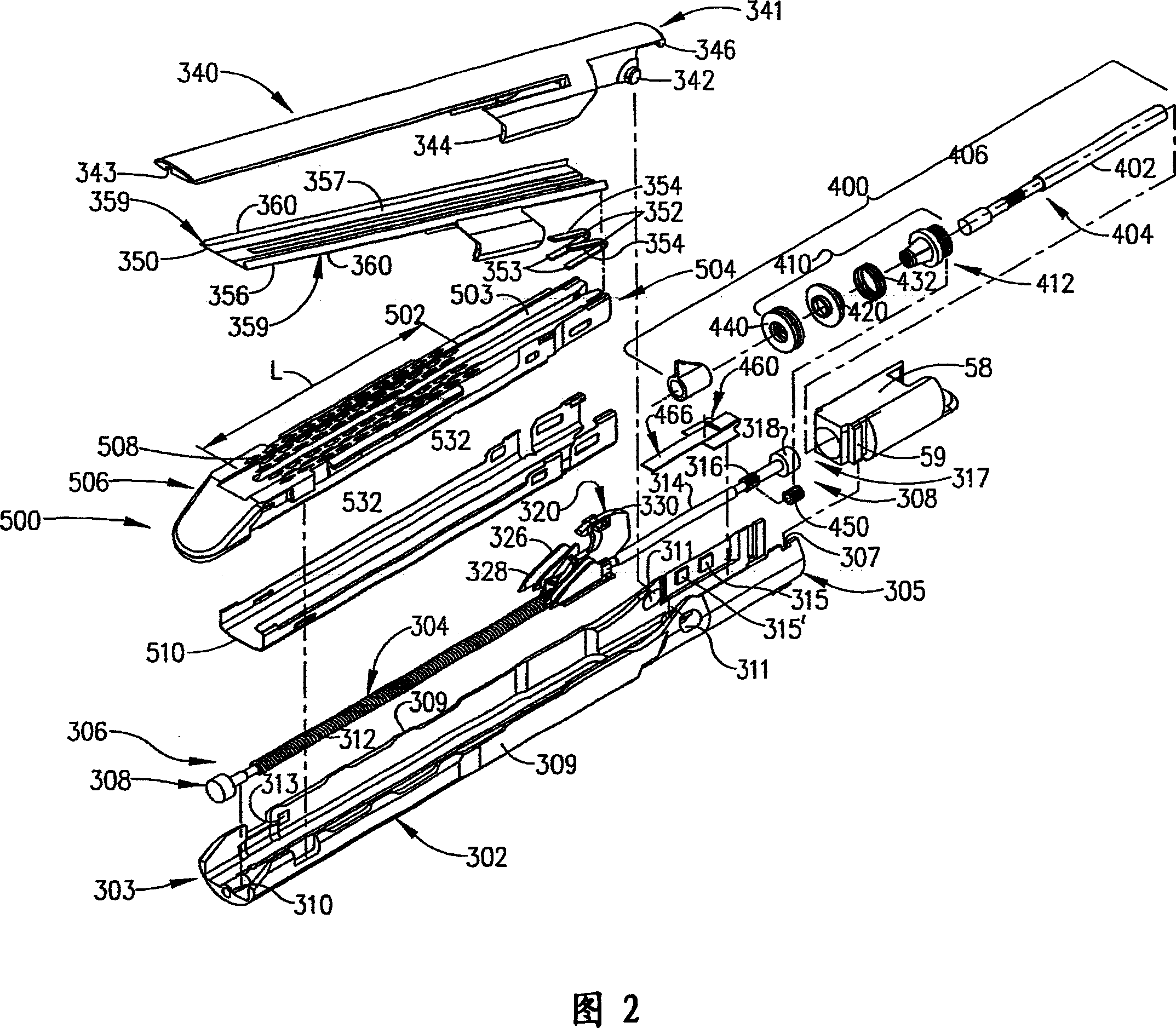 Disposable staple cartridge having an anvil with tissue locator