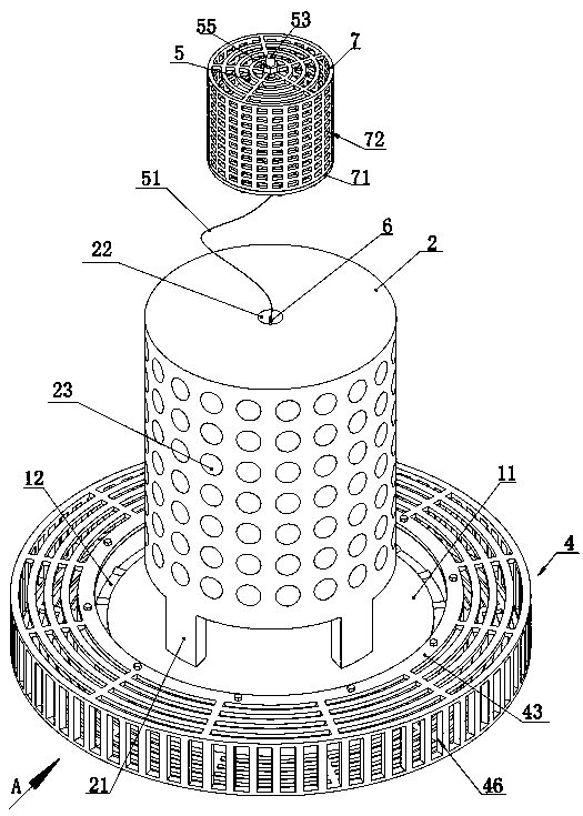 An artificial fish reef system with self-cleaning function