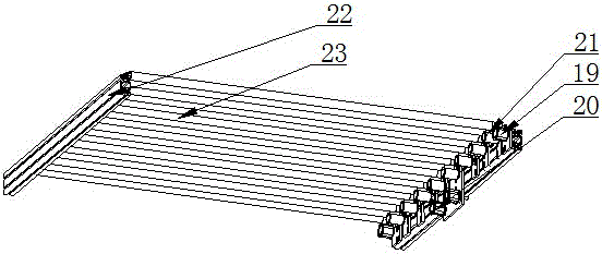 Turnover conveying device for production line