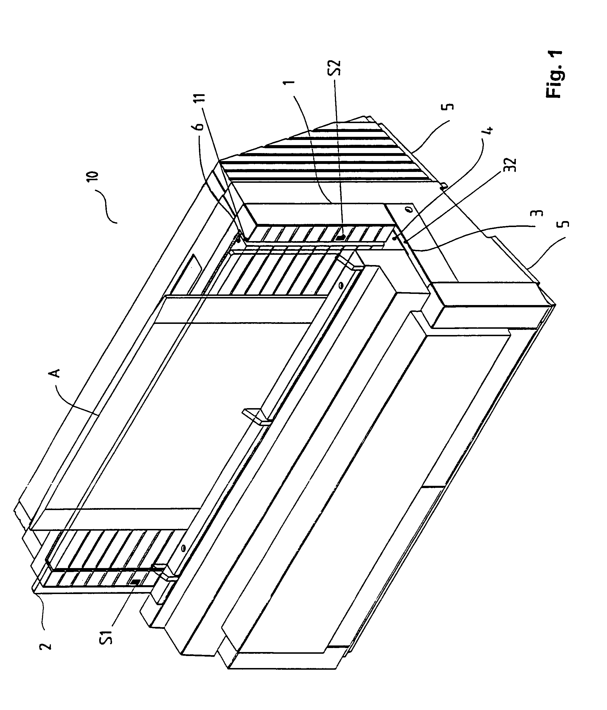 Method and arrangement for controlling a dynamic scale