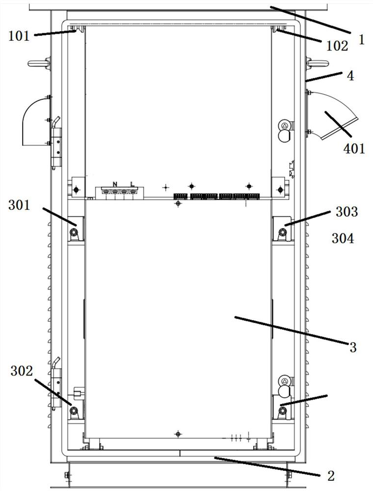 Flexible direct-current comprehensive voltage regulating device easy to mount and dismount