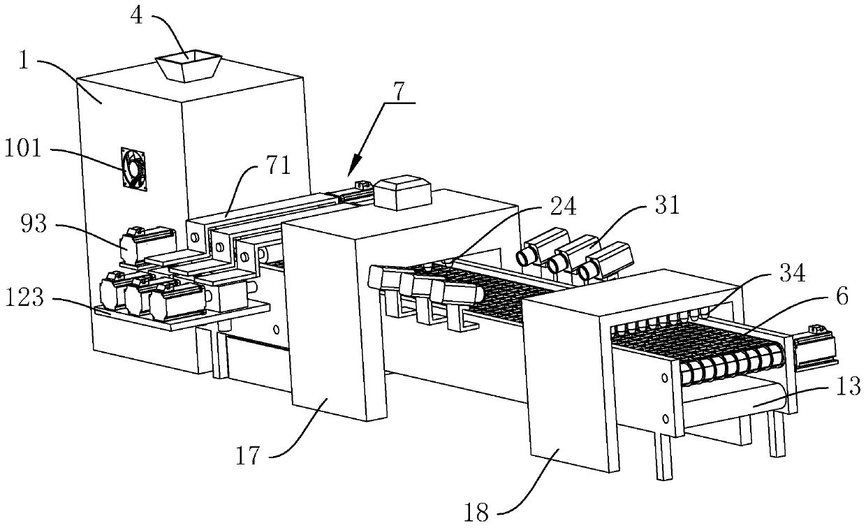 Pre-impurity-removal system and impurity removal method used before raw cotton processing