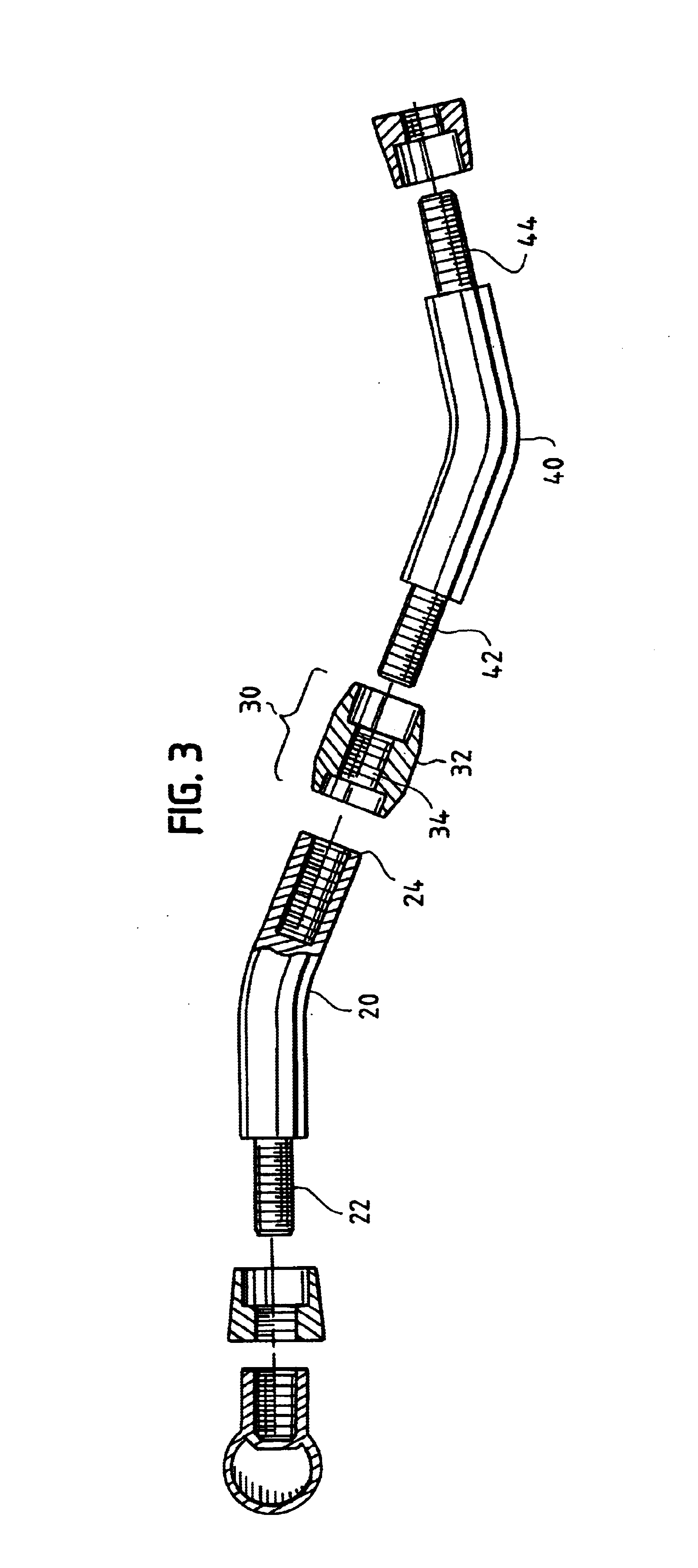 Adjustable vehicle attachment stem