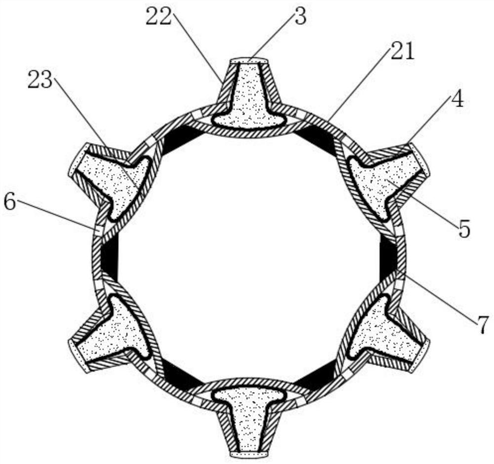 Lightweight concrete block for environment-friendly construction and preparation method thereof