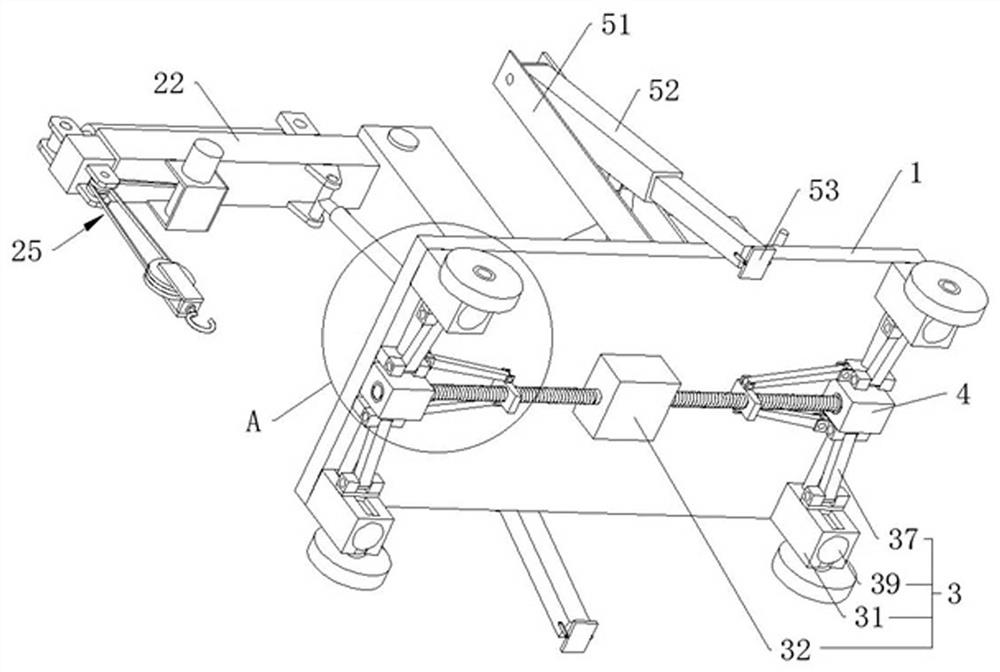 Adjustable self-walking hydraulic crane