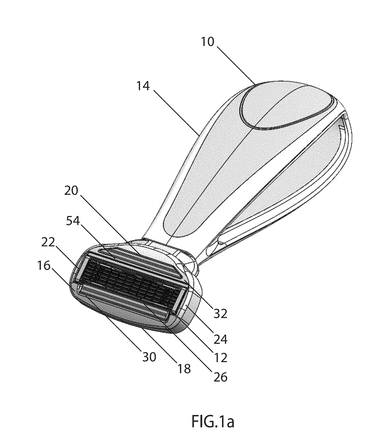 Hair removal device for pubic hair