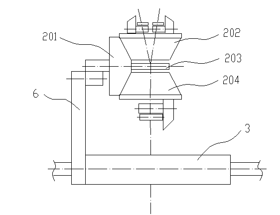 Method for preparing mixed-color single yarns and device for implementing method