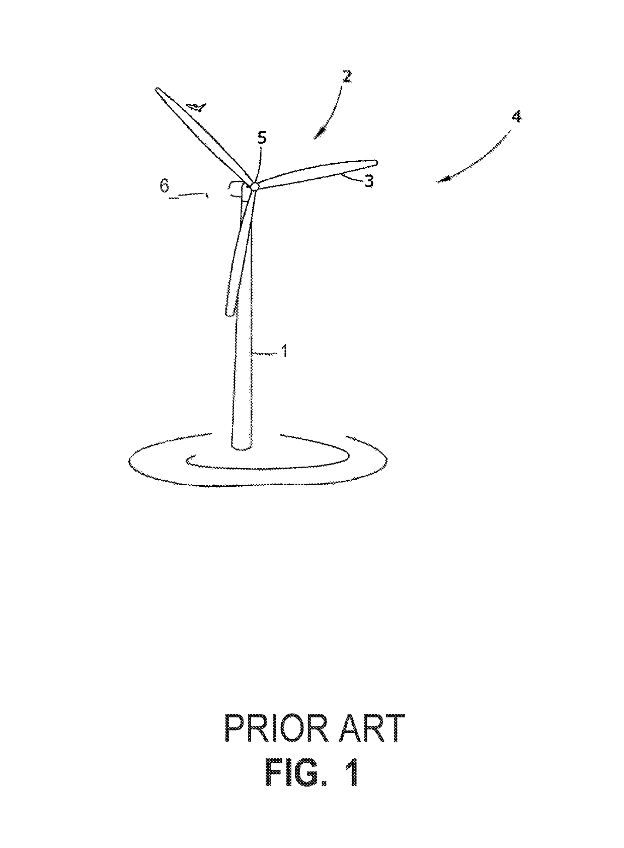 Wind turbine for use in high winds