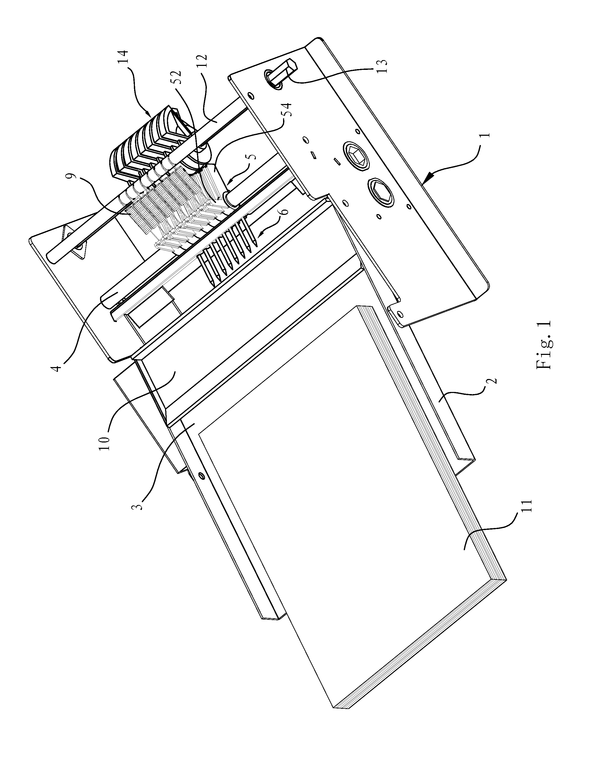 Auto Paper-Combing Mechanism and an Auto Paper-Feeding Mechanism of a Paper Shredder