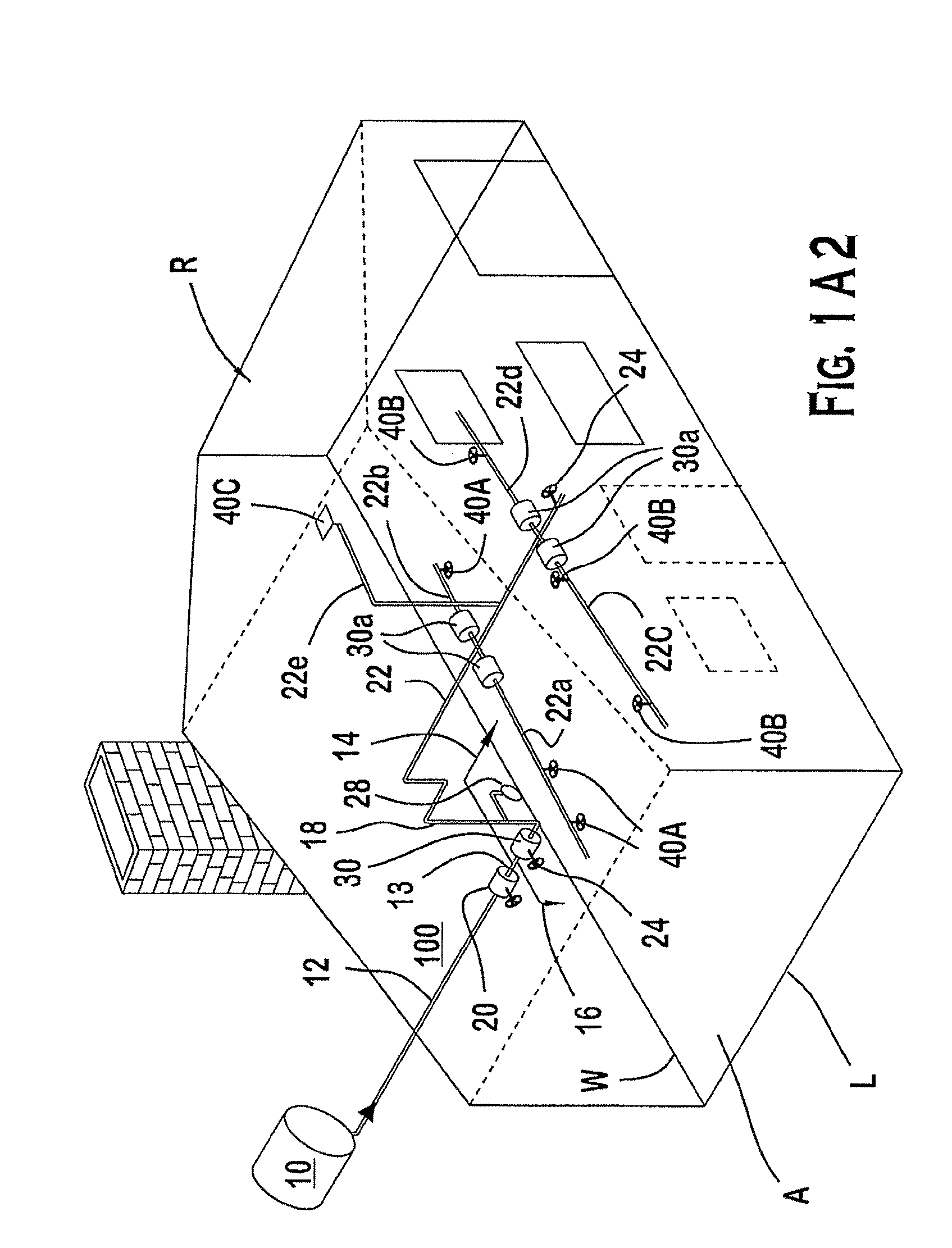 Residential dry sprinkler fire protection system