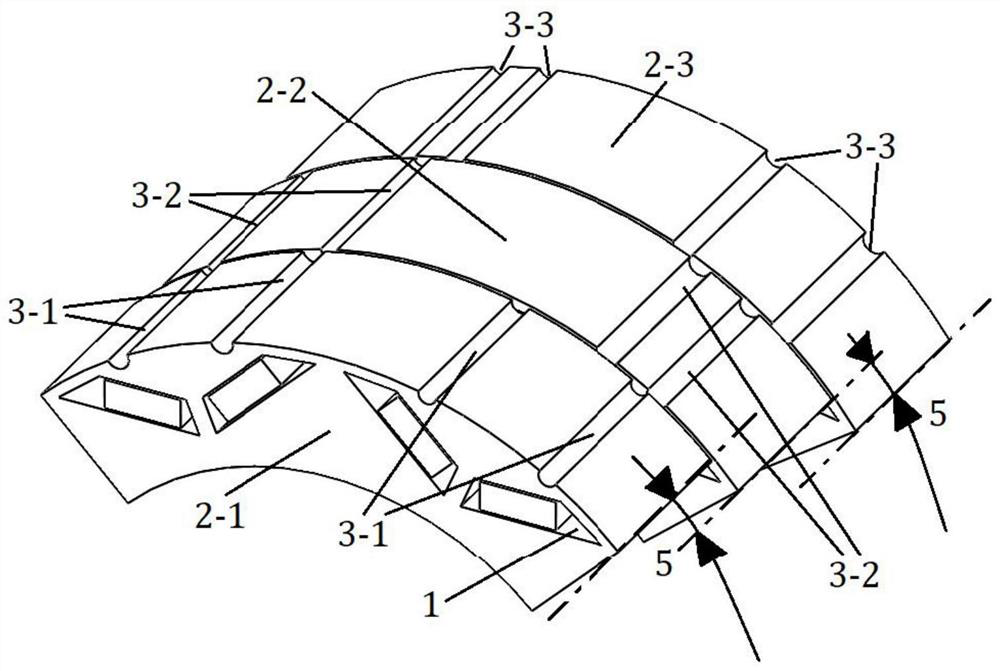 Rotor core of segmented skewed-pole motor and permanent magnet synchronous motor