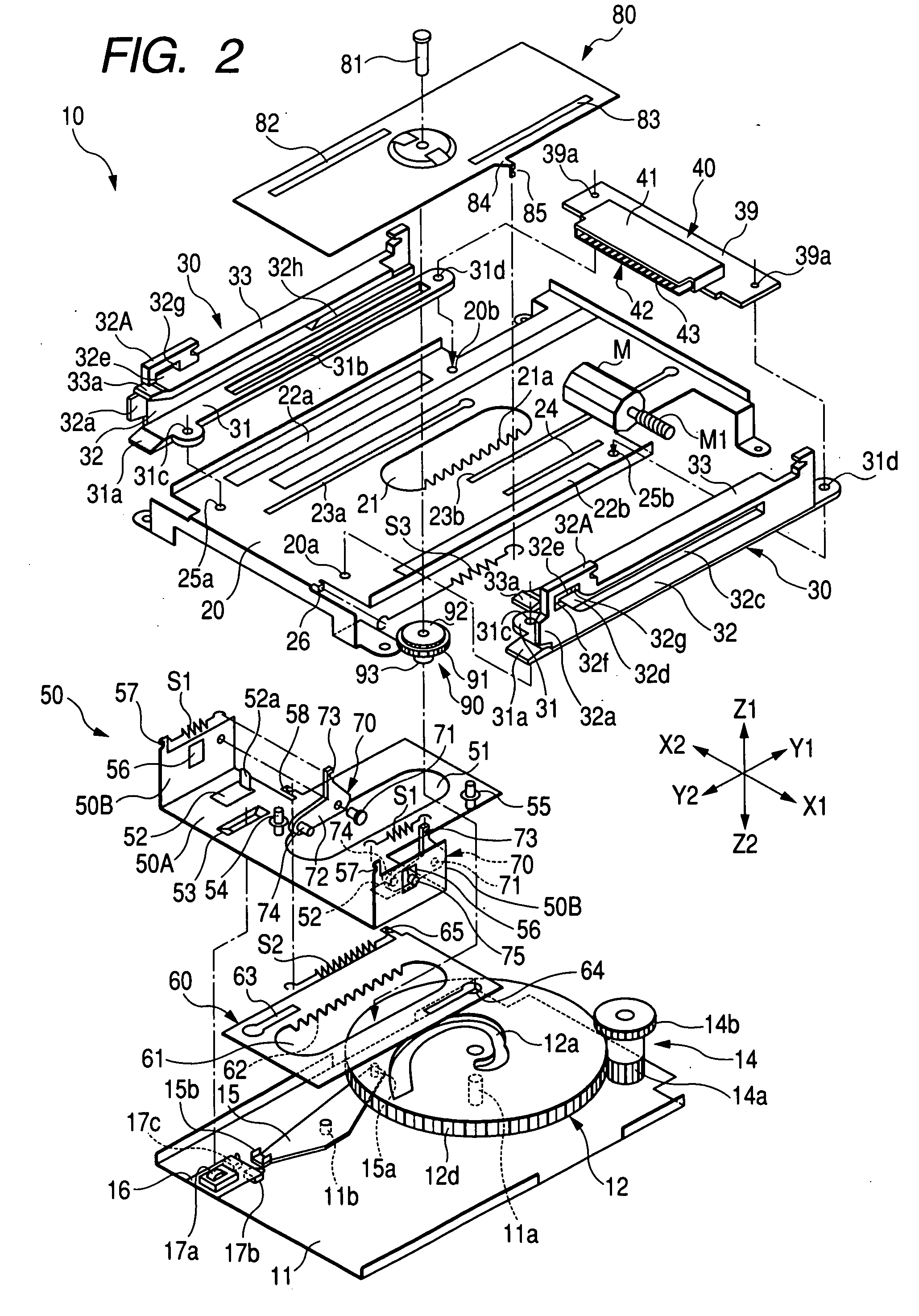 Recording medium mounting apparatus