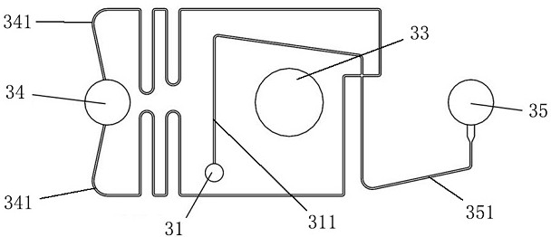 Micro-droplet type digital polymerase chain reaction chip