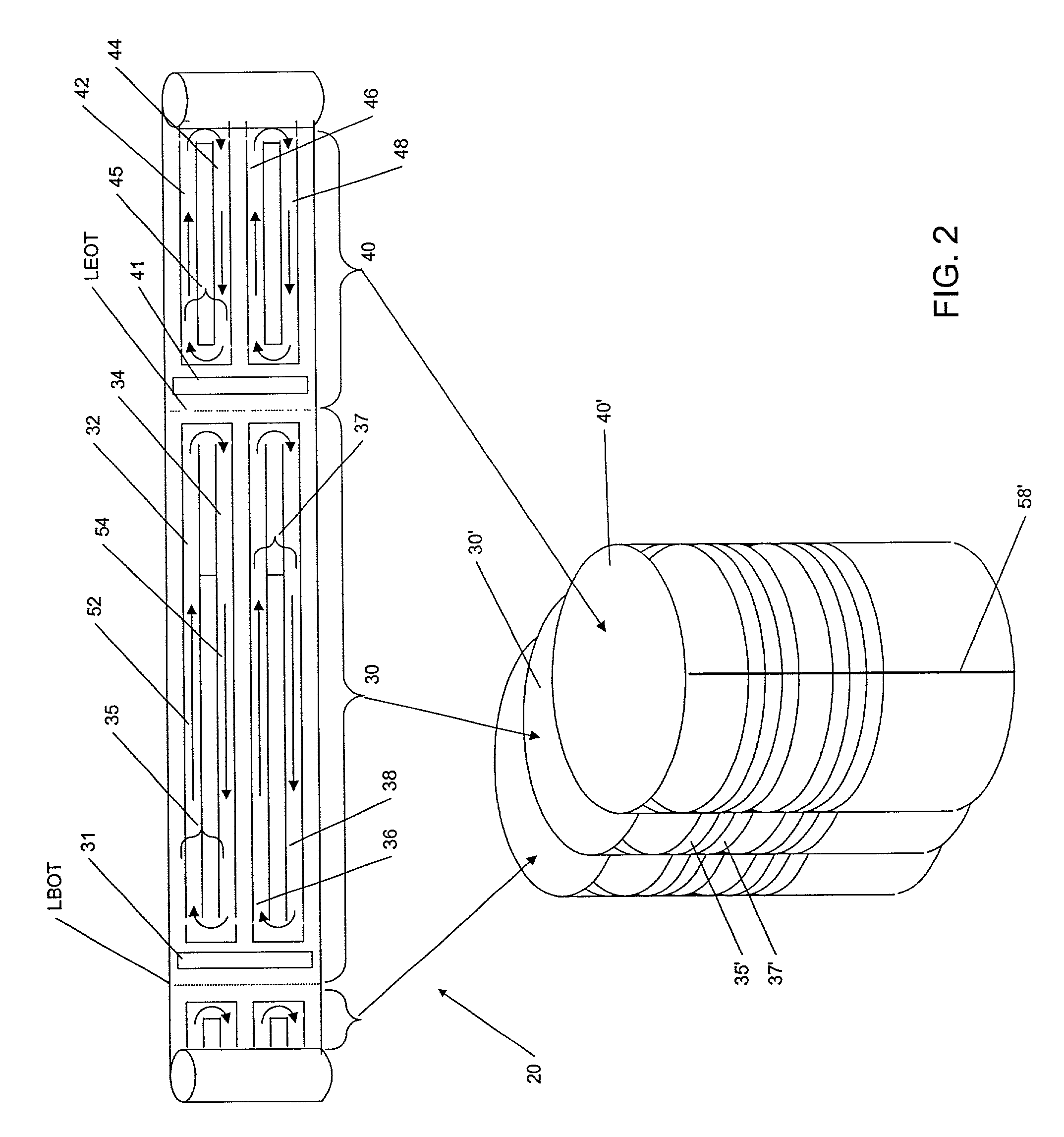 Data storage devices for large size data structures