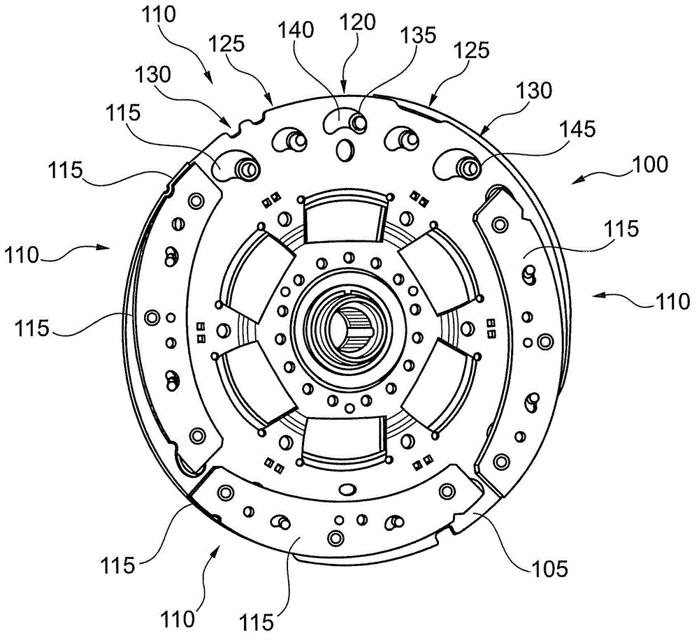 A centrifugal force pendulum with a damper