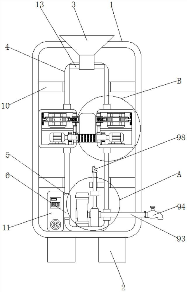 A kind of tea fermentation equipment for household flower watering aid that can improve fermentation capacity