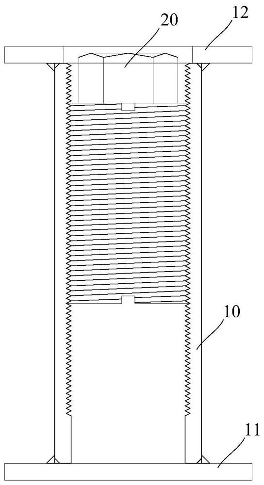 Blind Hole Embedded Part and Its Construction Method